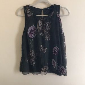 Desigual floral sleeveless top M